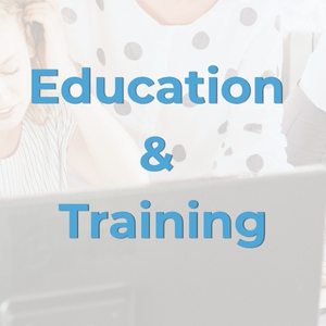Education and Training Button